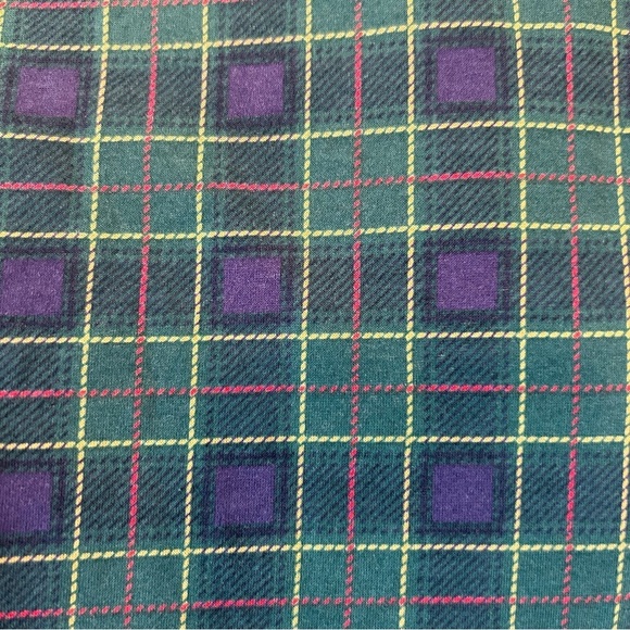 The Old Course St. Andrews Links Plaid Golf Shirt Green Size XL - Picture 6 of 6